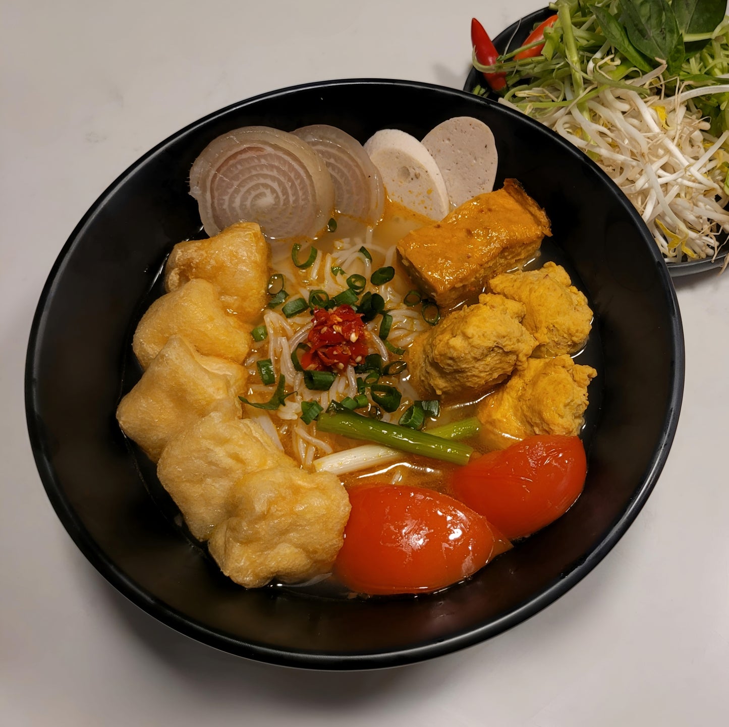 Crab Meat Noodle Soup (Bun Rieu)